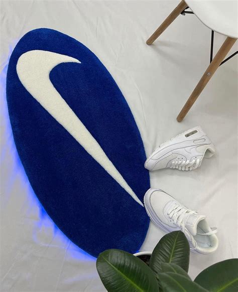 nike floor rug|Nike swoosh rug.